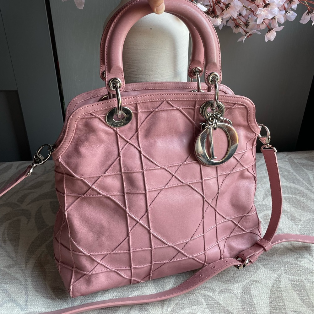 Dior Granville Leather Satchel